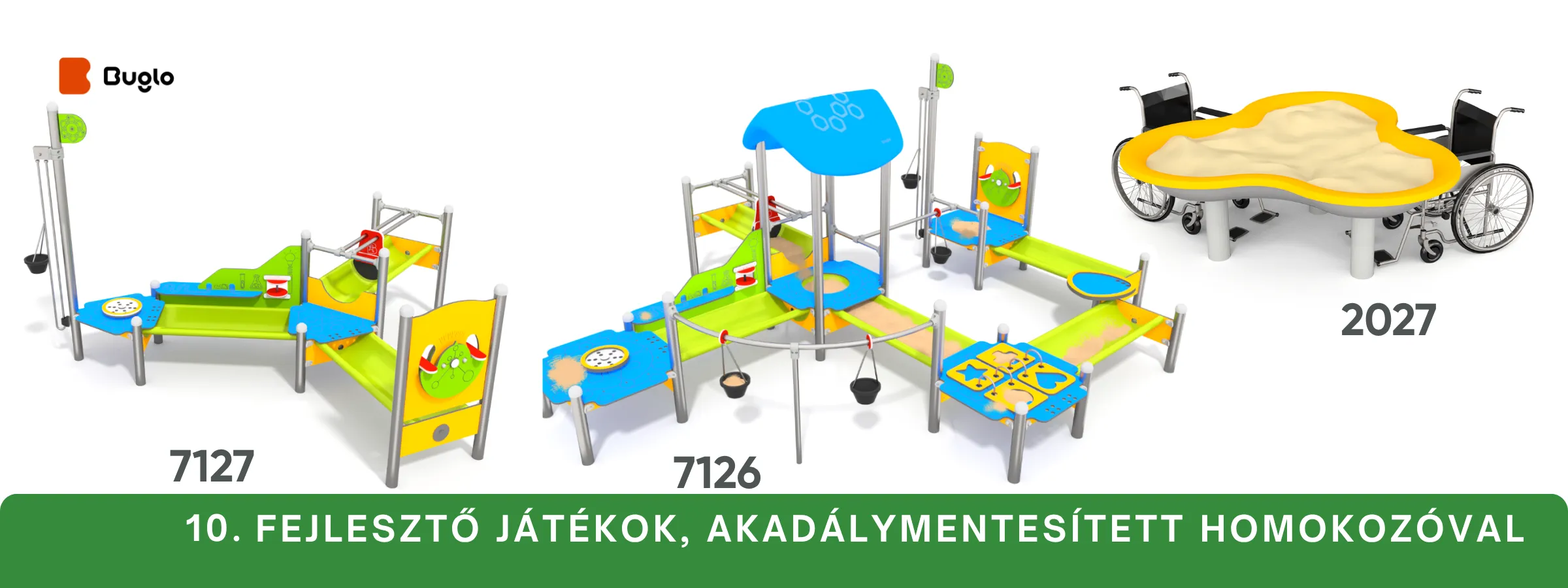 Fejlesztő játszótércsomag Buglo