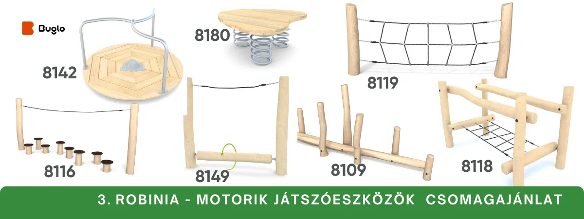 Robinia motorik csomagajánlat játszóeszköz