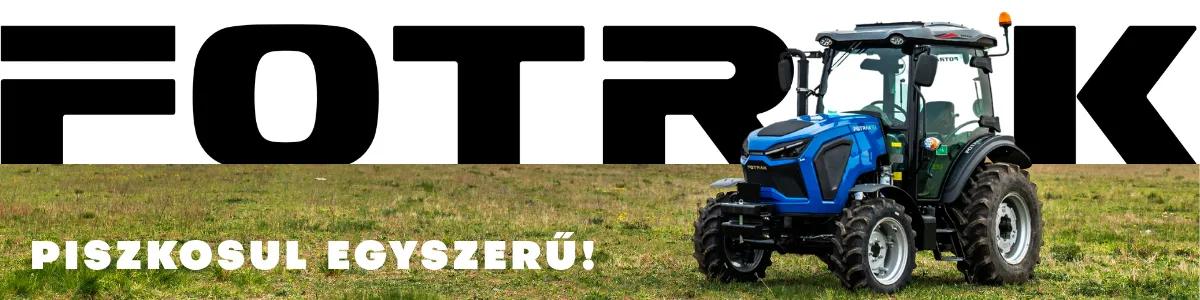 Fotrak traktorok a Royal-Kert Kft kínálatában - pályázatokba illeszthető!
