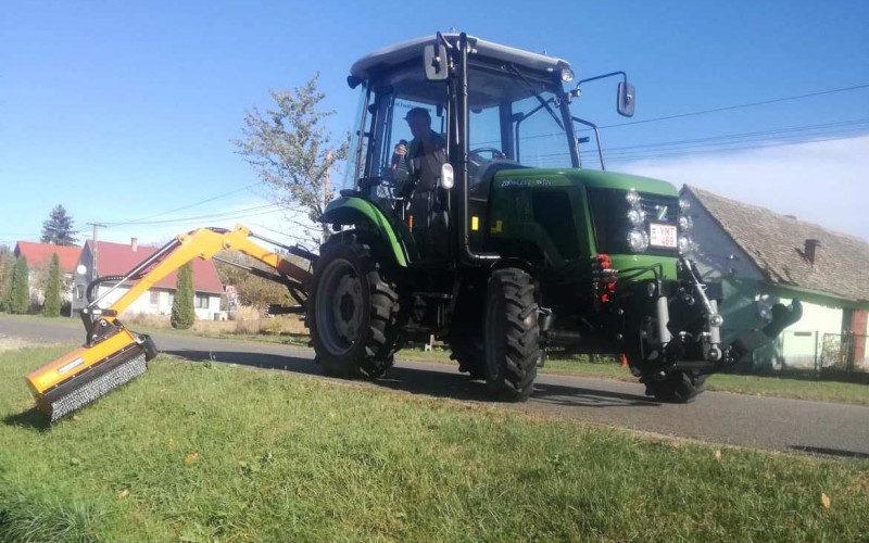 ZOOMLION RK504 traktor és Procomas padkakasza