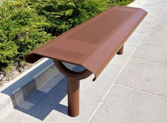 Oslo támla nélküli pad