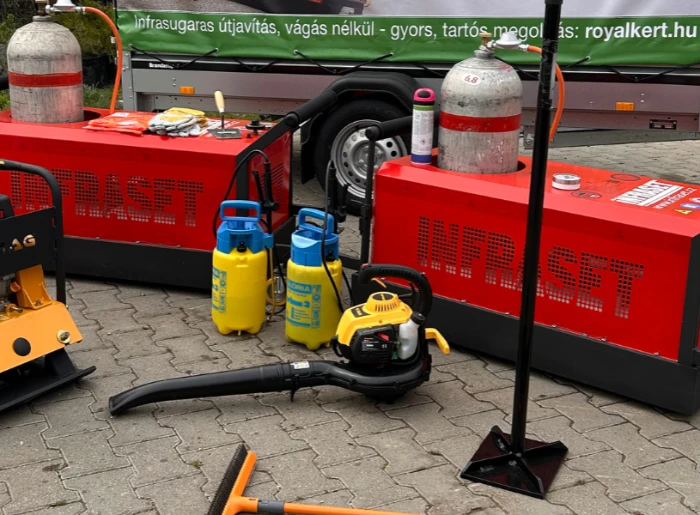 Infraset kátyújavító - Infrasugárzó TPS 15 - 1 db, kiegészítők nélkül