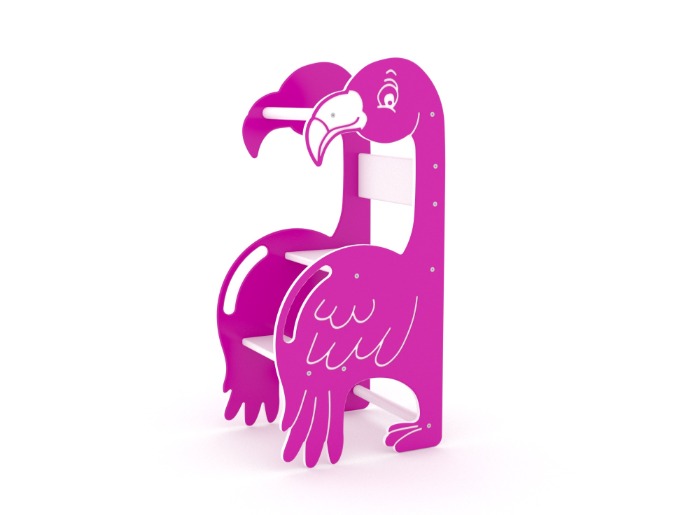 Óvodai tanuló torony - Flamingó