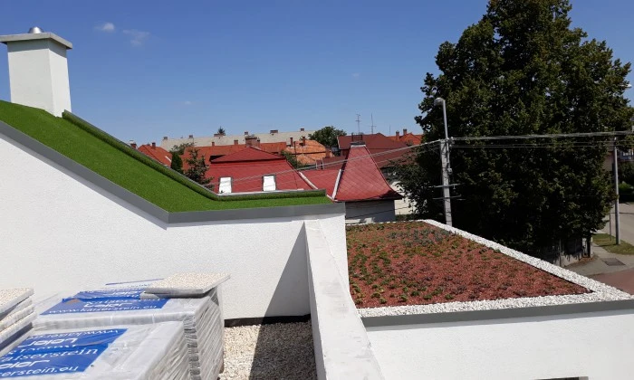 Veszprém - Zölddel keretezve alul-felül