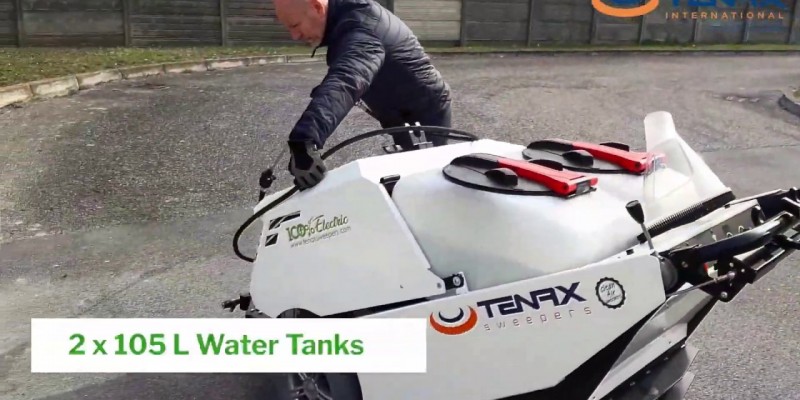 TENAX MaxWind Hydro 100% elektromos útmosó és felülettisztító gép