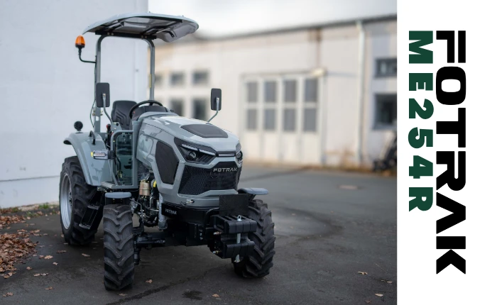 Kisméretű 25 LE traktor (ME254R) fülke nélküli