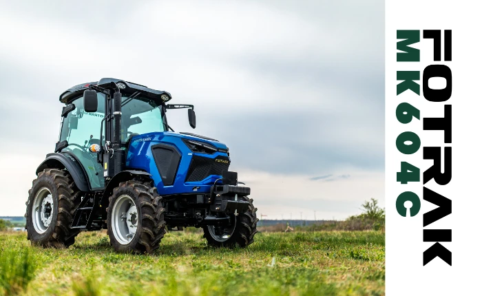 Nagyméretű 65 LE traktor (MK604C)