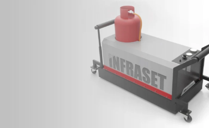 Infraset kátyújavító - alap csomag, utánfutóval